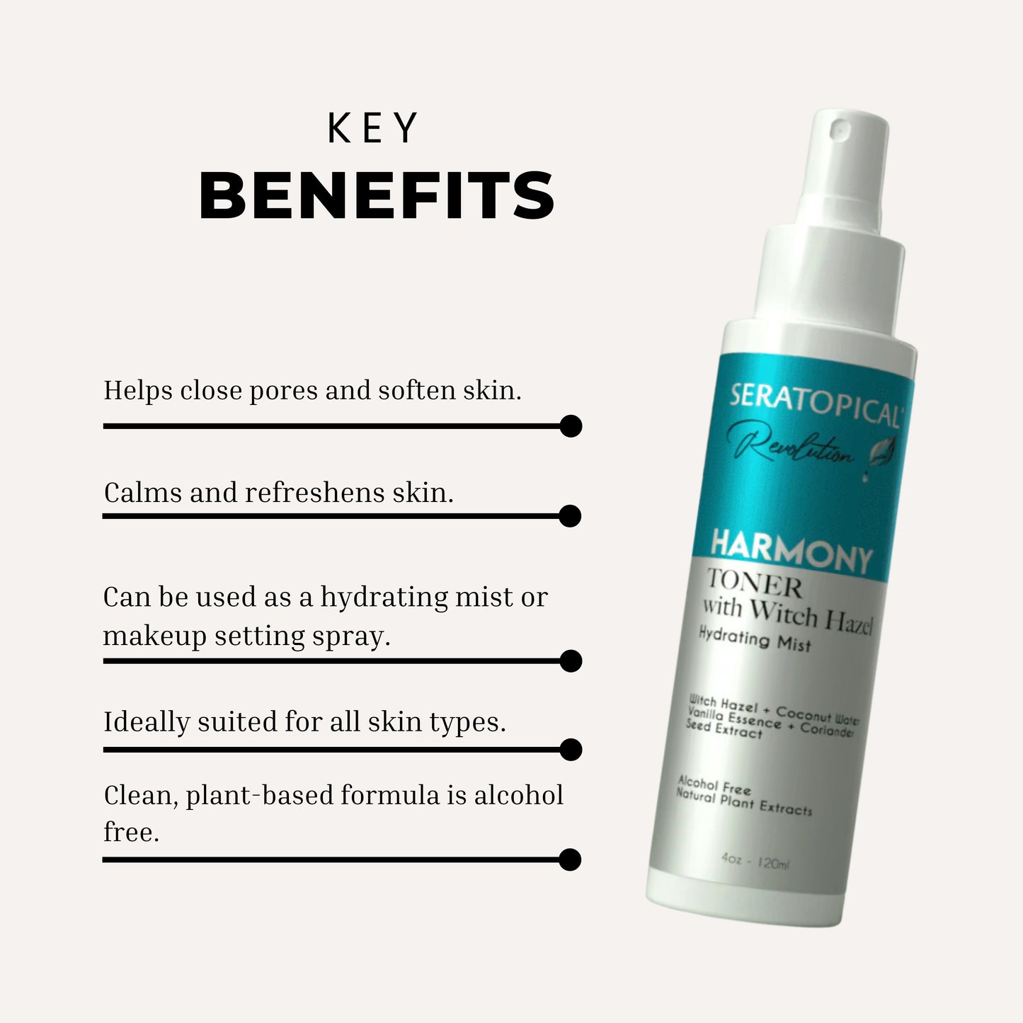 Harmony Toner with Witch Hazel