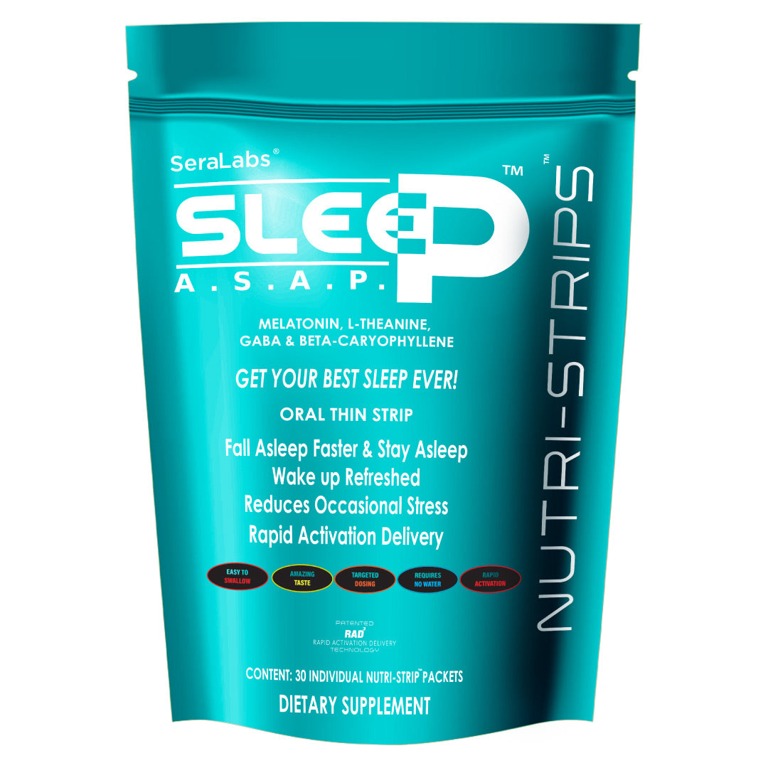 Blue pouch of Sleep ASAP product