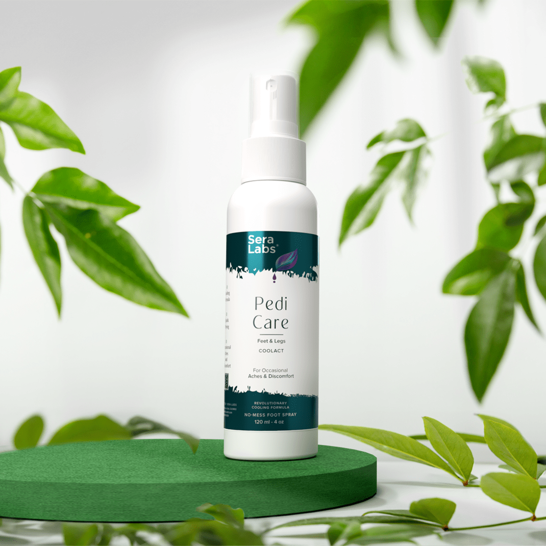 Sera Labs Pedi Care with leaves in background